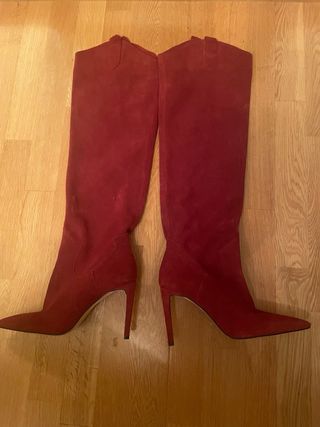 botas altas de Ante