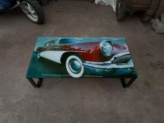 Mesa de cristal 100x55cm
