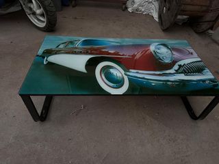Mesa de cristal 100x55cm