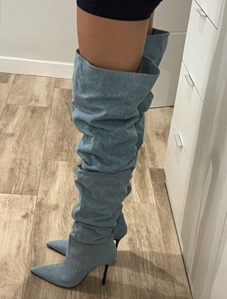 botas altas, mosqueteras vaqueras