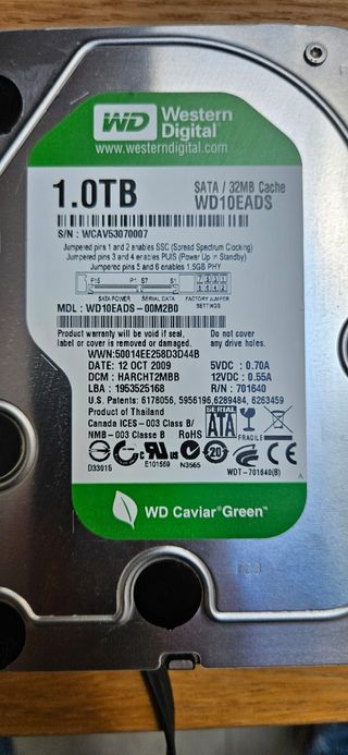 Disco Duro de 1 TB Western Digital