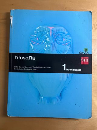 Filosofia 1 de Bachillerato.