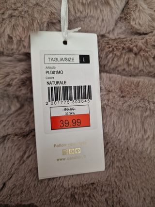 Pelliccia donna con manica 3/4