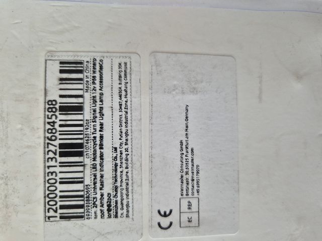 Intermitentes moto universales