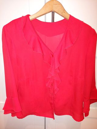 Camisa roja muy original♥️