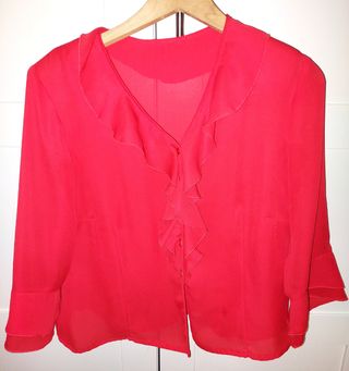 Camisa roja muy original♥️