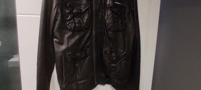 Chaqueta cuero hombre