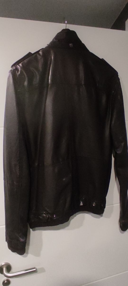Chaqueta cuero hombre