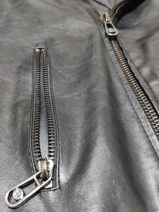 Giubbotto pelle Trussardi jeans uomo