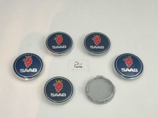 Emblema capô+ emblema Maletero+ tapa bujas Saab