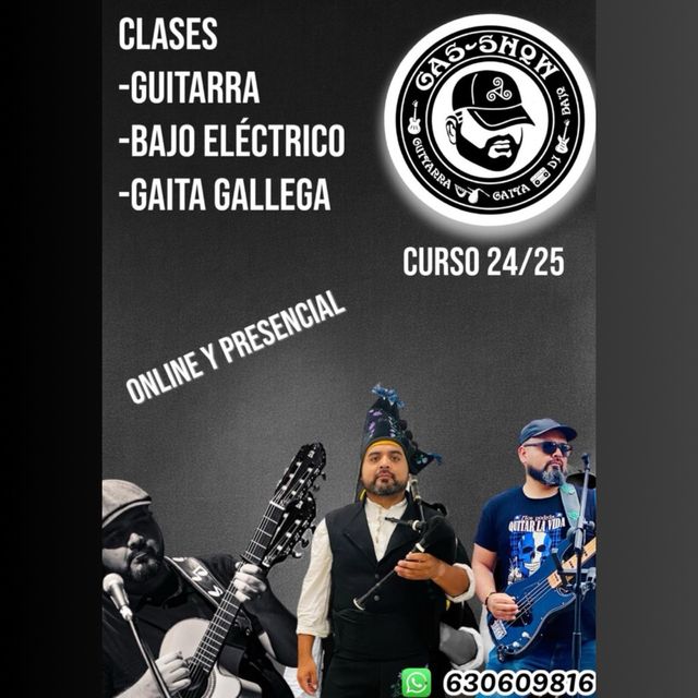 Clases Guitarra, Bajo o Gaita Gallega