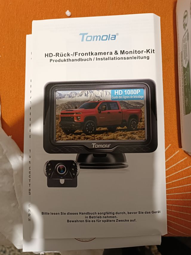 Camara de marcha atras con pantalla