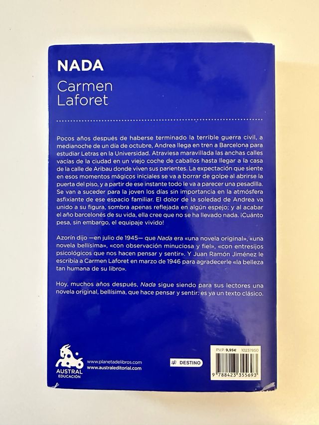 Nada de Carmen Lagoret