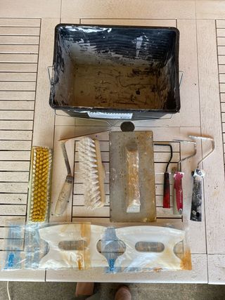 Herramientas de pintura y albañilería