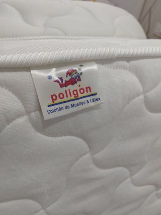 Cuna Pali de madera blanca de haya + Colchón