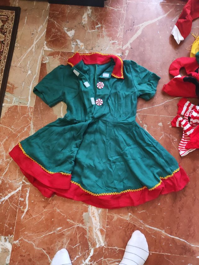 Vistido elfo de niña