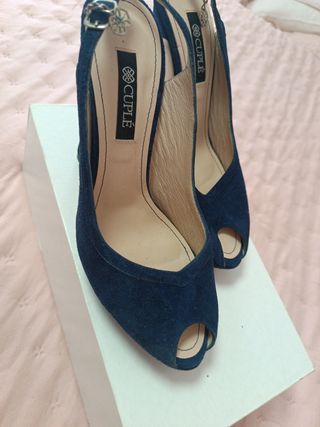 Zapatos tacón Cuplé.