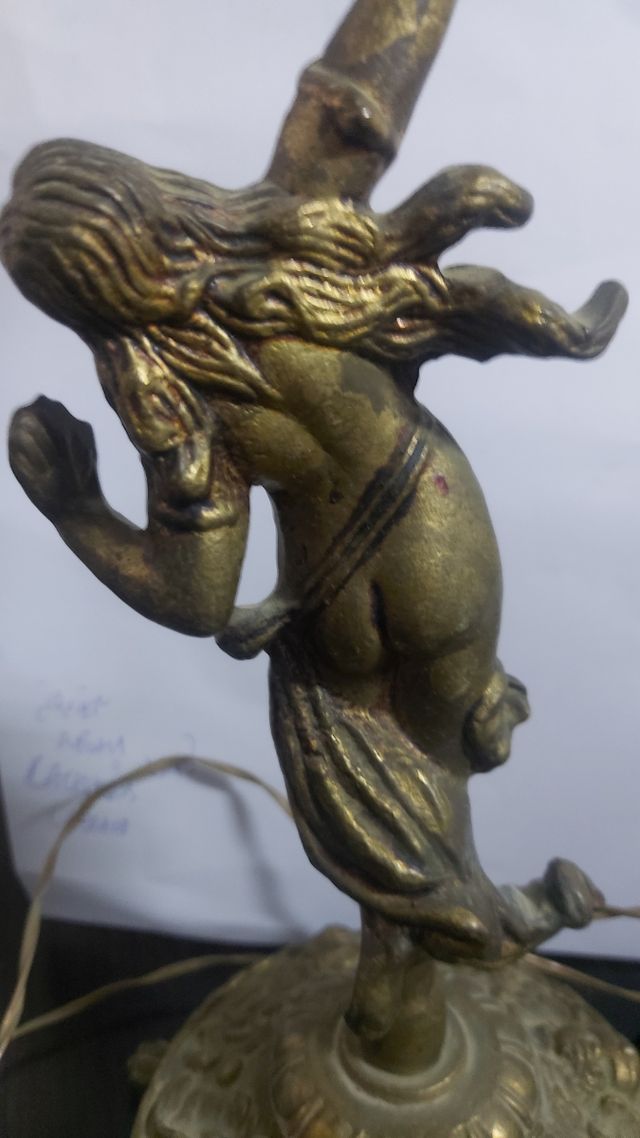 Lámpara de mesa bronce