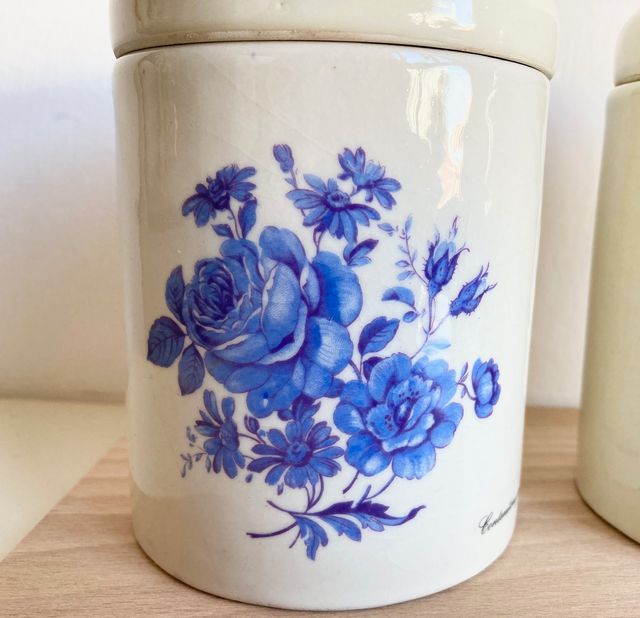 Coppia di barattoli Coronetti Cunardo - Anni '50