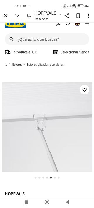 Due tende bianche Ikea