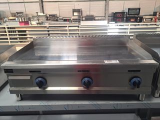 PLANCHA A GAS CROMO DURO INDUSTRIAL