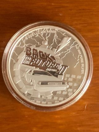 Moneda 1 onza REGRESO AL FUTURO 2