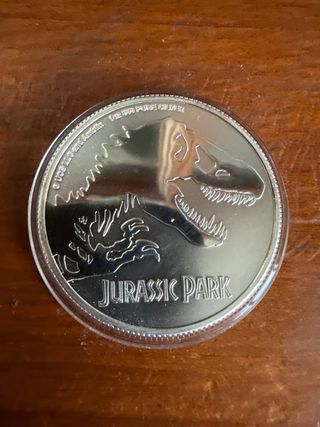 Moneda 1 onza JURASSIK PARK