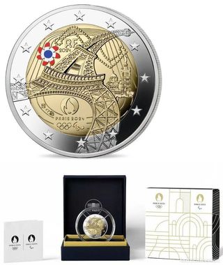 Proof JJOO Francia 2024. 2€