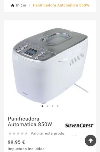 PANIFICADOR SILVERCREST 850W