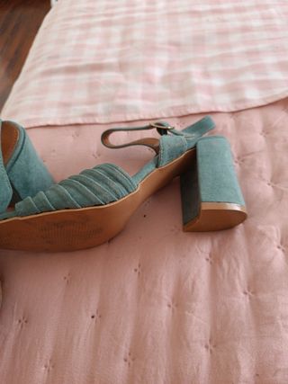 Sandalias verdes 38