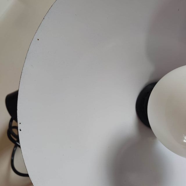 Lampara techo estilo campana vintage negro