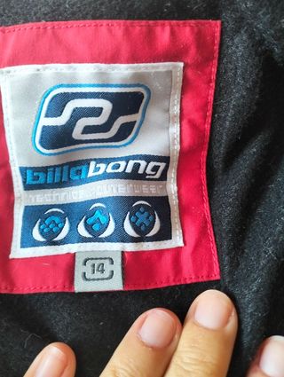 Parka cortavientos cazadora Billabong chico