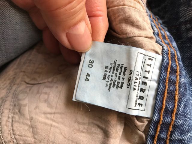 Pant John Galliano t.30/44 jeans-push up.