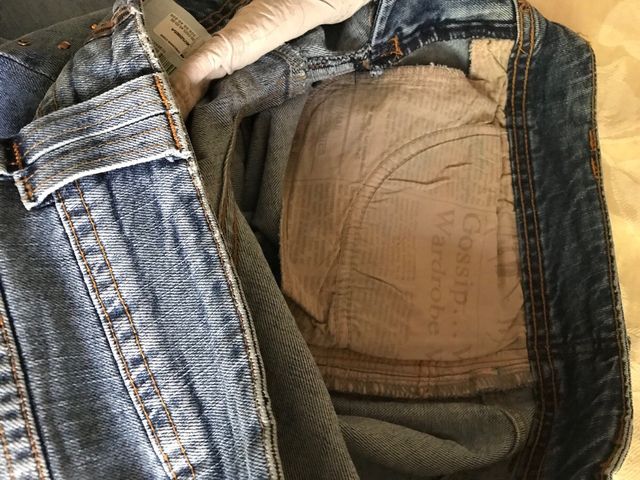 Pant John Galliano t.30/44 jeans-push up.