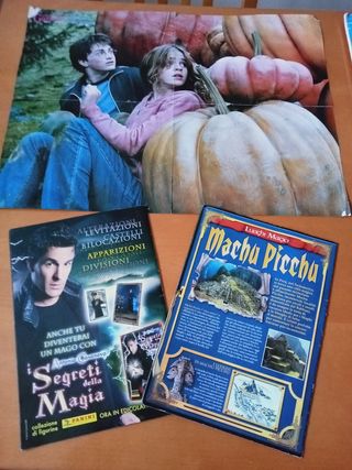 HARRY POTTER riviste+posters+kit incantesimi