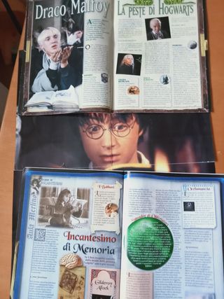 HARRY POTTER riviste+posters+kit incantesimi