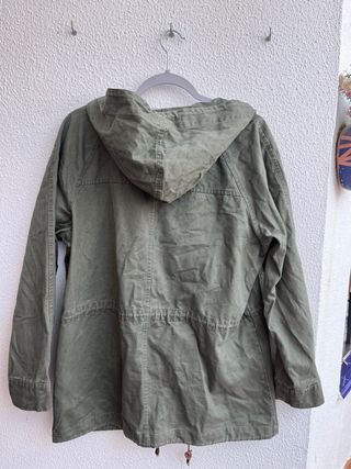 chaqueta verde militar