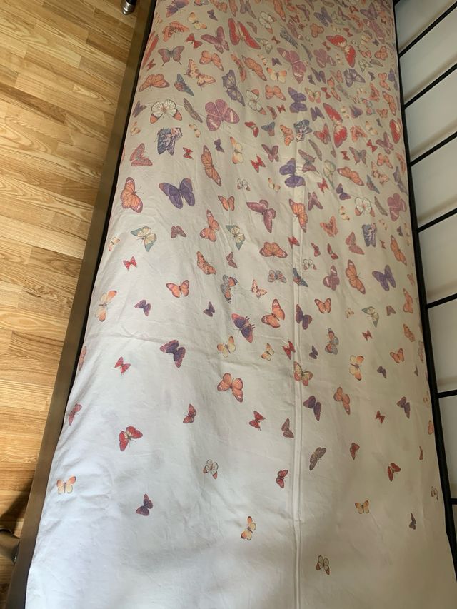 2 Funda Zara, Homes, cama 90 y cortinas juego.