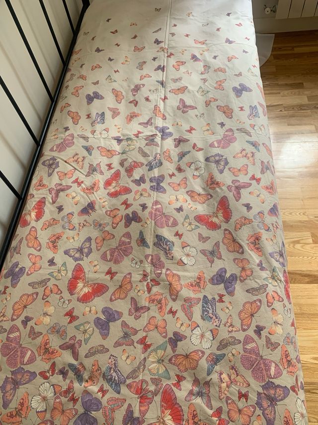 2 Funda Zara, Homes, cama 90 y cortinas juego.