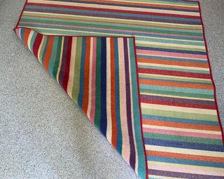 Alfombra rayas multicolor