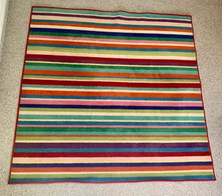 Alfombra rayas multicolor