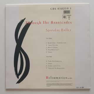 Spandau Ballet - Through the barricades