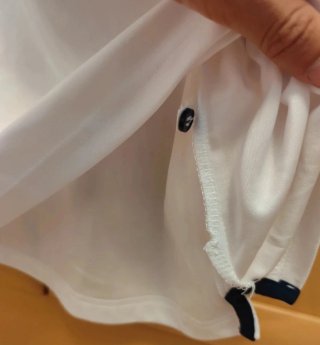 Polo blanco L oficial de La Liga de Fútbol español