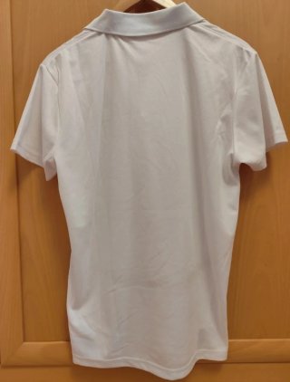 Polo blanco L oficial de La Liga de Fútbol español
