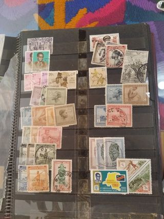 Colección sellos de África.