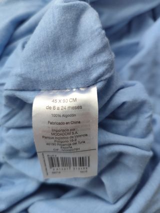Saco entretiempo bebé cuna 90 CM de 6 a 24 meses 