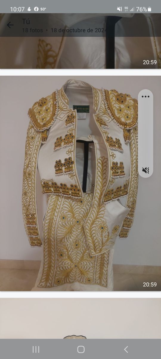 Trajes de torero, toros,