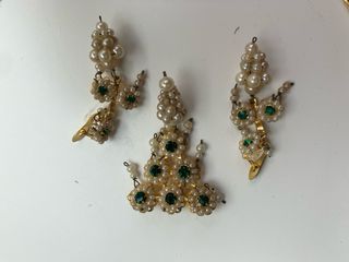 Aderezo fallera niña en verde