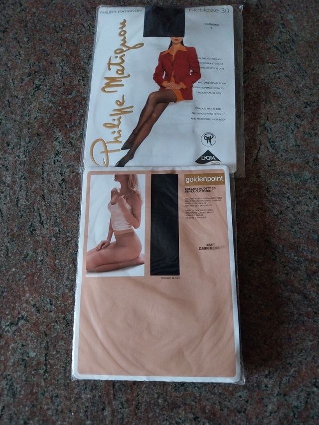 2 collant donna uomo TG 3 medium