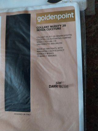 2 collant donna uomo TG 3 medium